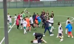U-14 Gelişim Ligi’nde bitiş düdüğüyle yeşil saha karıştı