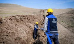 MASKİ Arguvan Gümüşlü’de içme suyu hattını yeniledi