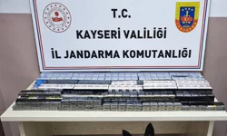 Kayseri-Malatya yolunda kaçak sigara operasyonu