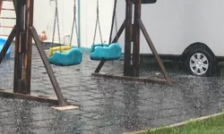 Malatya’da sağanak sonrası dolu sürprizi