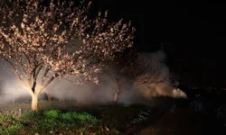 Malatya’da saman balyalarıyla geceyi aydınlattılar