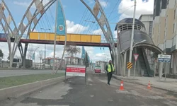 Trafikte sabır sınavı: Malatya’da sürücüler yol bakımına takıldı