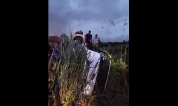 Dilek’te hafriyat kamyonu devrildi: 1 yaralı