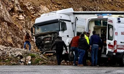 Doğanşehir'de TIR yoldan çıktı: 1 yaralı