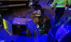 Malatya-Ankara kara yolunda kaza! Çarpışmanın şiddetiyle metrelerce savruldu