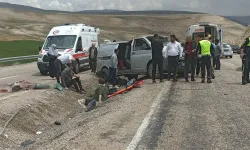 Malatya yolunda bayram faciası: 1 ölü, 8 yaralı!