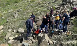 Pütürge’de kayalıklardan düşen 80 yaşındaki kadın kurtarıldı
