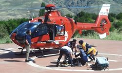 Malatya’da zamana karşı yarış! Evinde yaralanan vatandaş için helikopter ambulans havalandı