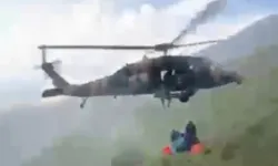 Beydağı’nda mantar toplarken kalp krizi geçiren şahsa askeri helikopter yetişti