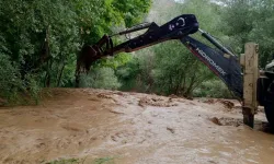 Malatya'da Kozluk Çayı taştı, yürüyüş rotaları su altında kaldı