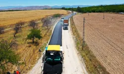 Karahan Mahallesi'nde 8 kilometrelik yol yenilendi