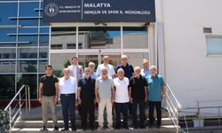 Malatya ASKF'den ilk resmi ziyaret! Amatör kulüplerin tesis ve ışıklandırma talebi masada