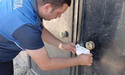 Malatya Battalgazi’de ruhsatsız ıskarta kayısı deposu mühürlendi