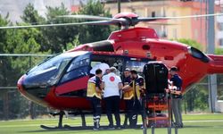 Malatya’da ambulans helikopter bu kez 22 yaşındaki genç için havalandı