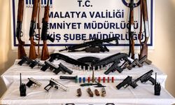 Malatya’da hedefte 56 şahıs vardı: Silah operasyonunda ele geçirilenler şok etti!
