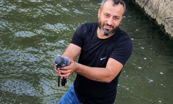 Malatya’da kanala düşen yaralı güvercin hayata tutundu