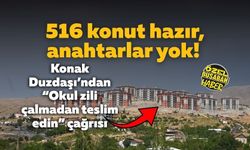 516 konut hazır, anahtarlar yok! Konak Duzdaşı’ndan “Okul zili çalmadan teslim edin” çağrısı