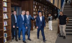 Bakan Yardımcısı Nadir Alpaslan, Malatya'nın en büyük kütüphanesini inceledi