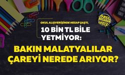 Okul alışverişinde hesap şaştı, 10 bin TL bile yetmiyor: Bakın Malatyalılar çareyi nerede arıyor?