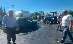 Doğanşehir’de otomobil ile traktör çarpıştı! 3 yaralı