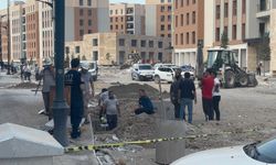 Malatya Akpınar Caddesi'nde doğalgaz borusu patladı!