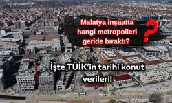 Malatya inşaatta hangi metropolleri geride bıraktı? İşte TÜİK’in tarihi konut verileri!