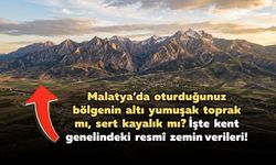 Malatya’da oturduğunuz bölgenin altı yumuşak toprak mı, sert kayalık mı? İşte kent genelindeki resmî zemin verileri!