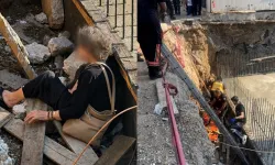 Malatya’da şantiye skandalı ucuz atlatıldı: Yürürken dengesi bozuldu, inşaat temeline düştü