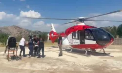 Zamana karşı yarış: Tunceli’de kesilen el için helikopter Malatya’ya uçtu