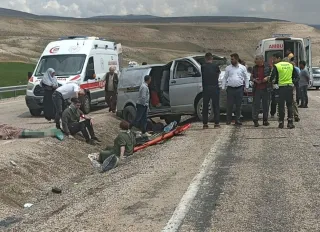 Malatya yolunda bayram faciası: 1 ölü, 8 yaralı!