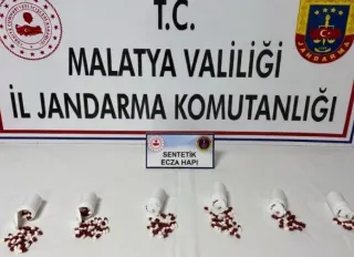 Malatya’da o şahıs yüzlerce zehir hapıyla yakalandı!