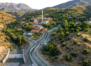 Malatya Hekimhan Dumlu Köyü taşkın kontrol çalışmaları tamamlandı