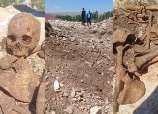 Malatya'da TOKİ kazısında şok bulgu: 2 kişiye ait kemikler bulundu!