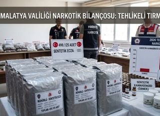 Malatya’da tehlikeli tırmanış: O zehirde yüzde 865’lik rekor, yarım milyon sentetik hap yakalandı!