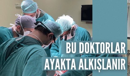 Bu doktorlar ayakta alkışlanır