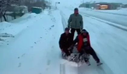 Malatya'nın Akçadağ ilçesinde tehlikeli anlar!