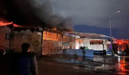 Hatay’da sanayi sitesinde yangın: 9 iş yeri kullanılamaz hale geldi