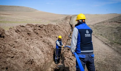 MASKİ Arguvan Gümüşlü’de içme suyu hattını yeniledi