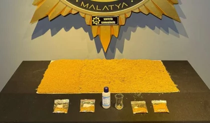 Malatya’da zehir operasyonu: 1,5 kilo zehirli madde ele geçirildi