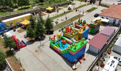 Doğanşehir'de 5. Çocuk Festivali coşkusu: Millet Bahçesi doldu taştı!
