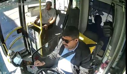 Malatya’da belediye otobüsünde yolcunun hayatını kurtaran kahraman şoför