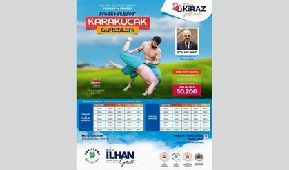 Yeşilyurt Kiraz Festivali Karakucak Güreşleri ne zaman, saat kaçta?