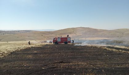 Arguvan Kadem mevkiinde korkutan görüntü: Geniş ekili alan alevlere teslim oldu!