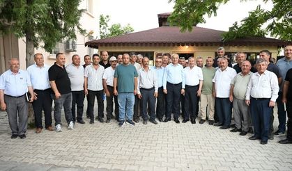 Sami Er Darende'de muhtarlarla buluştu: Gündem yol, su ve altyapı