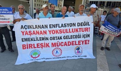 Malatya emeklilerinden Ankara'daki madencilere destek