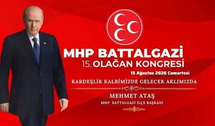 MHP Battalgazi İlçe Kongresi cumartesi günü gerçekleştiriliyor