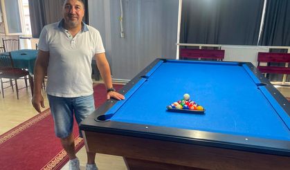 Milli bilardo sporcusu Erkan Aktı'dan Malatya'da sosyal yaşama dev destek