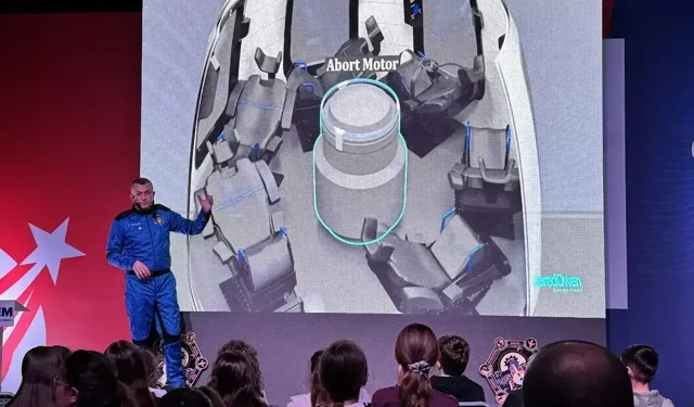 Türkiye’nin üçüncü astronotu Gökhan Erdem, Bursa’da öğrencilerle buluştu