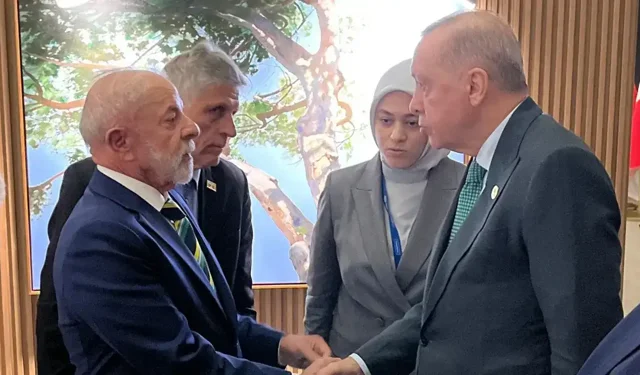 Erdoğan, G20 Zirvesi kapsamında Brezilya lideri Lula da Silva ile görüştü