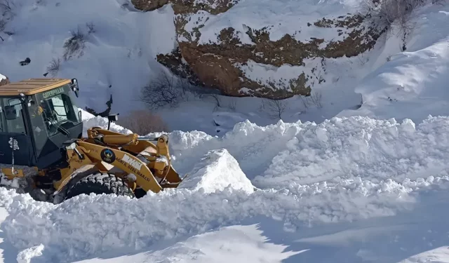 Eleşkirt’te çığ engeli aşıldı: 55 köy yolu yeniden ulaşıma açıldı
